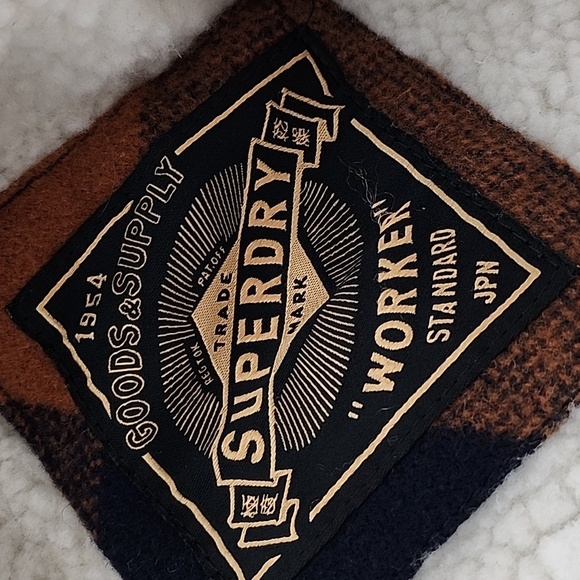 Superdry Men's Plaid Jacket size Extra Large - Picture 8 of 8